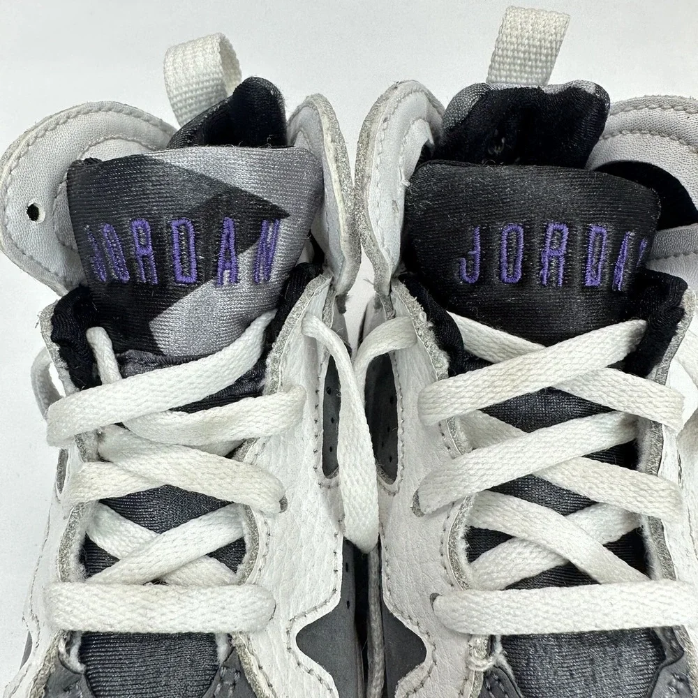 Nike Air Jordan VII 7 Baby Toddler Size 6C‎ Gray White Lace Up DJ2776-100